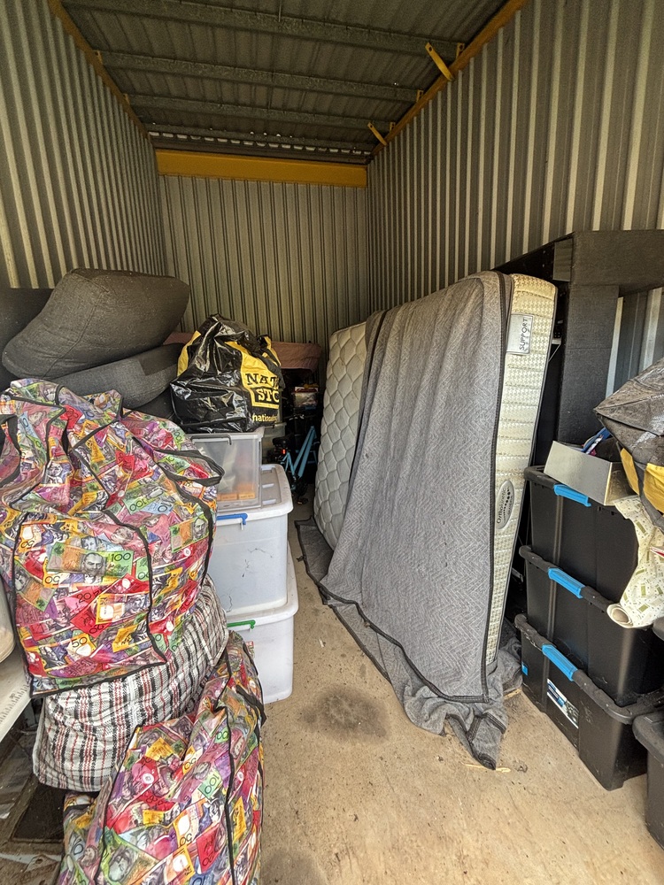 National Storage Pinelands Storage Facility Unit auction IB-9476